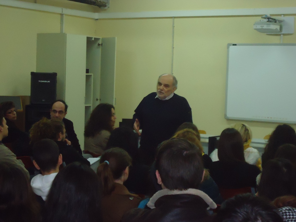 Διάλεξη του φιλόσοφου και συγγραφέα κ. Στέλιου Ράμφου, Παρασκευή 13 Δεκεμβρίου 2013